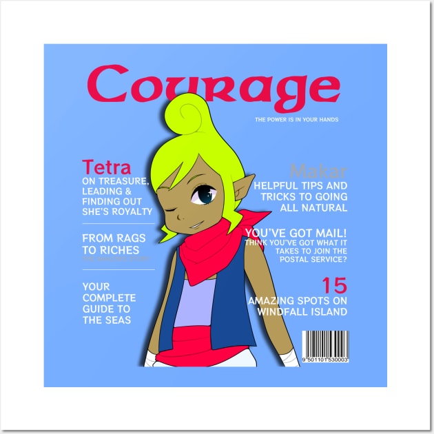 Courage Magazine Wall Art by juutanart